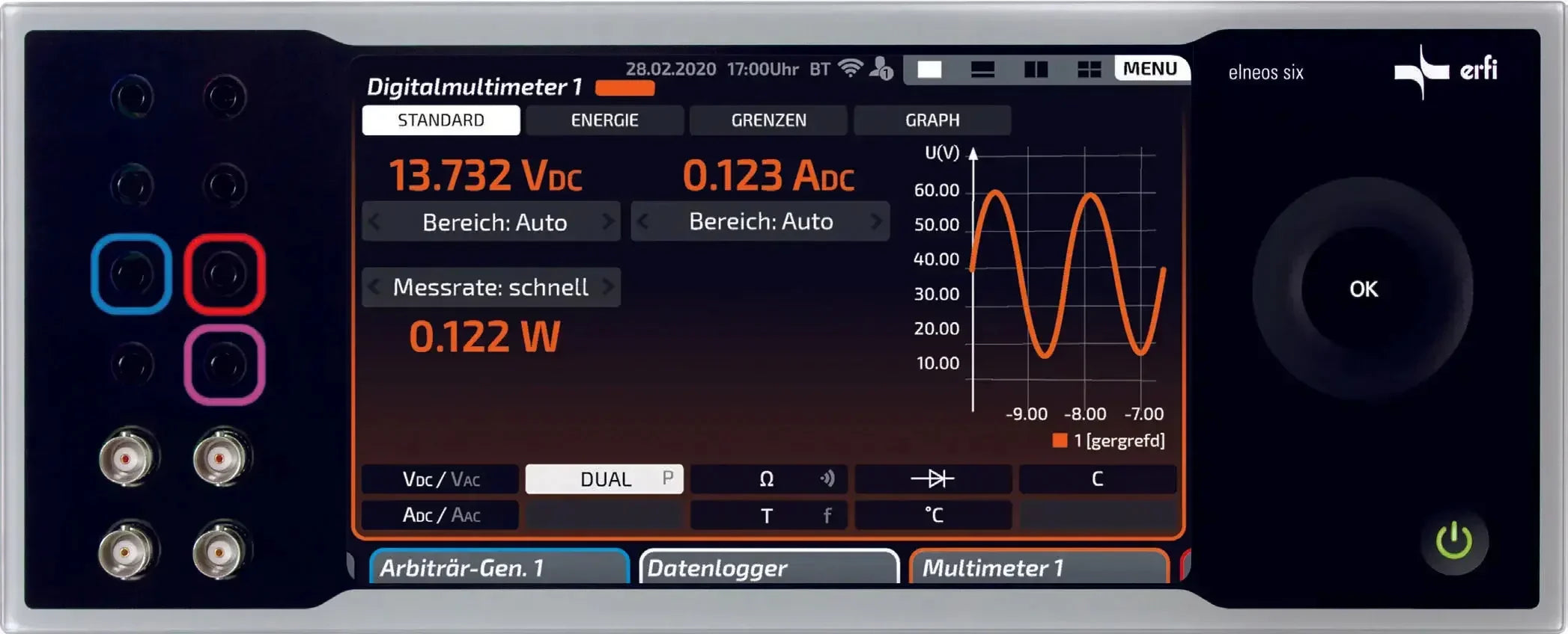 erfi Einfachnetzteil 0-32V 2A kaufen mit digitalem Multimeter und benutzerfreundlichem Display