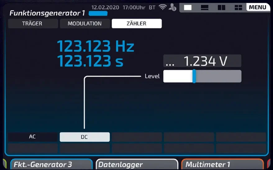 erfi Netzteil 2x0-32V/2A mit Funktionsgenerator, Leistungsmesser und DMM - erfi 